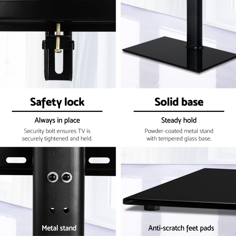 Artiss TV Stand Mount Bracket for 32"-70" LED LCD Swivel Tabletop Desktop Plasma 8