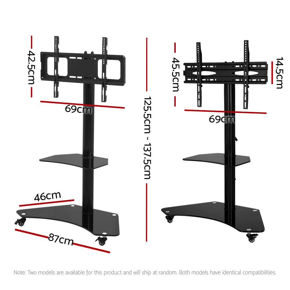 Artiss Mobile TV Stand for 32"-70" TVs Mount Bracket Portable Solid Trolley Cart 4