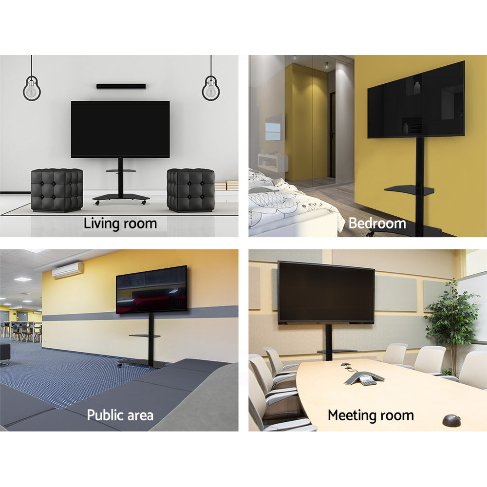 Artiss Mobile TV Stand for 32"-70" TVs Mount Bracket Portable Solid Trolley Cart 6