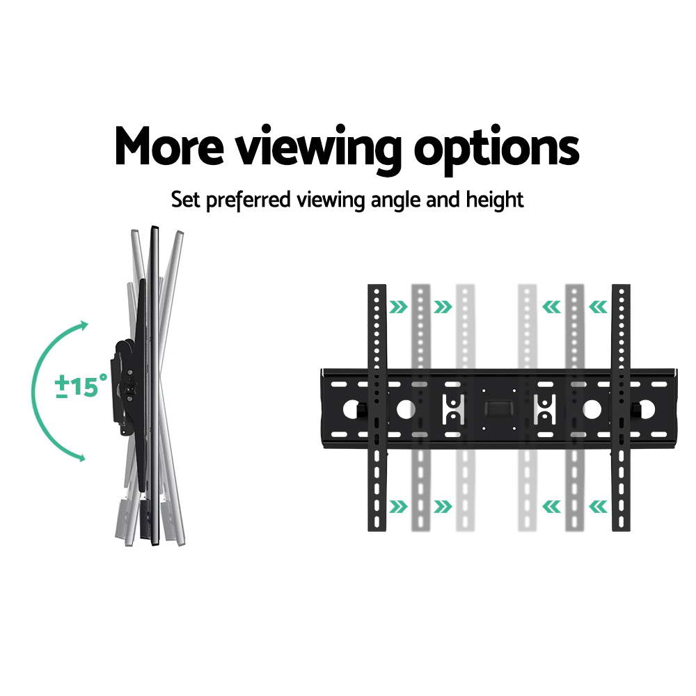 Artiss TV Wall Mount Bracket for 32"-70" LED LCD TVs Tilt Slim Flat Low Profile 4