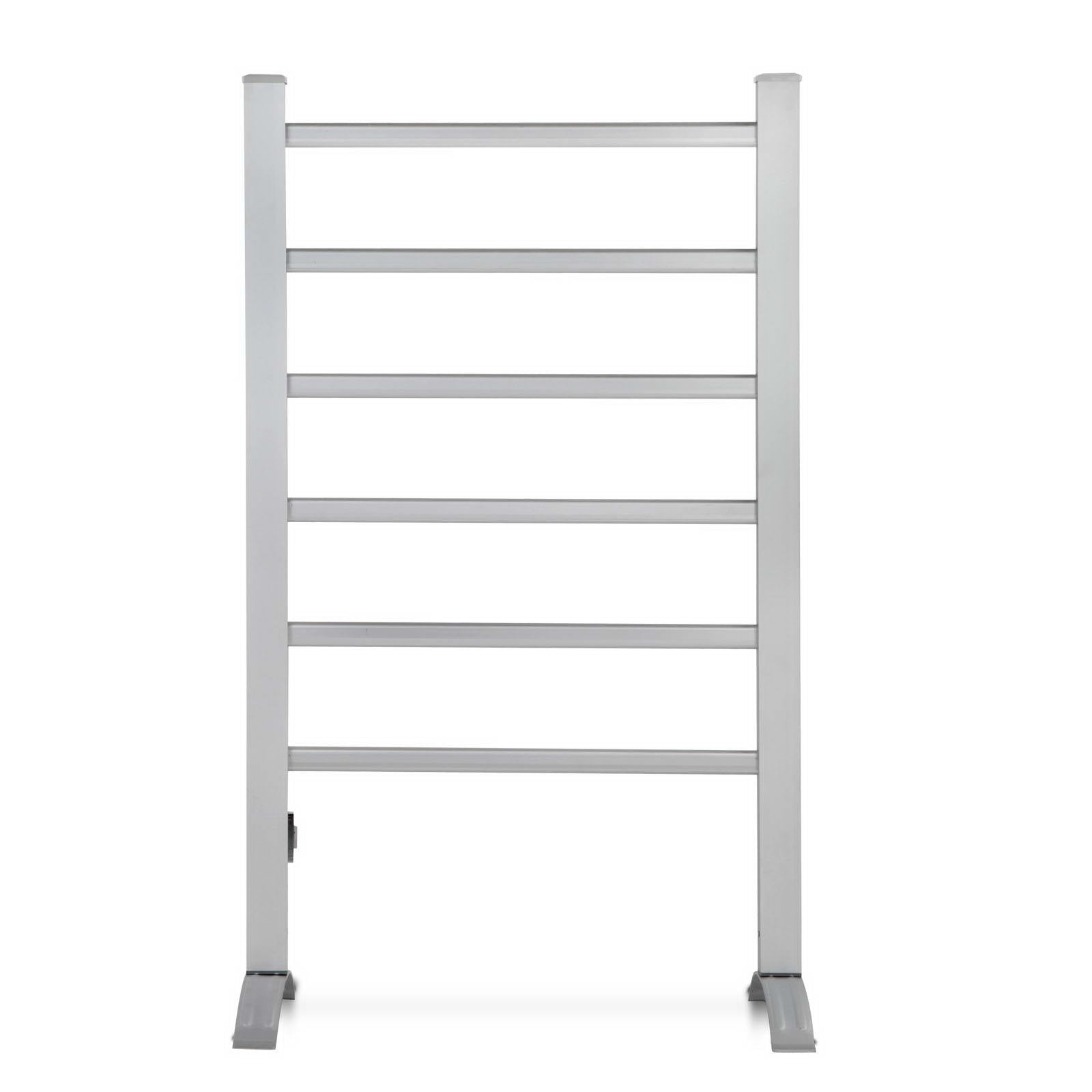 Devanti Electric Heated Towel Rail Rack 6 Bars with Timer Clothes Dry Warmer 3