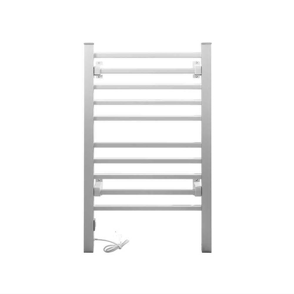 Devanti Electric Heated Towel Rail Rack 10 Bars Freestanding Clothes Dry Warmer 3