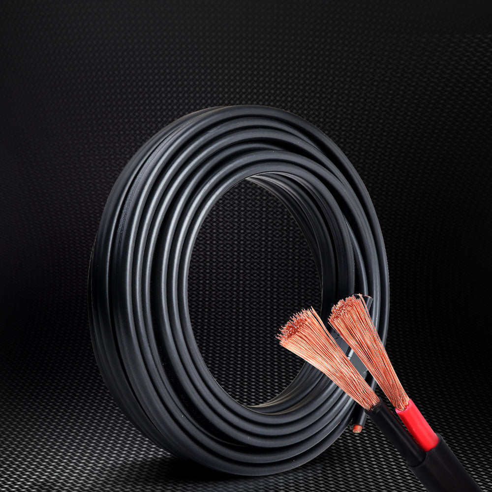 Giantz 6MM 10M Twin Core Wire Electrical Cable Extension Car 450V 2 Sheath 8
