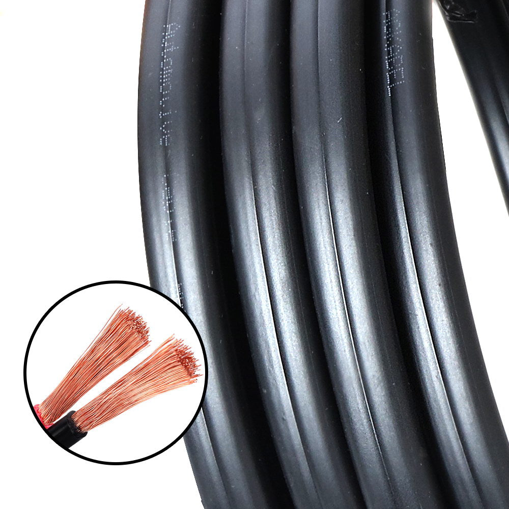 Giantz 6MM 10M Twin Core Wire Electrical Cable Extension Car 450V 2 Sheath 7