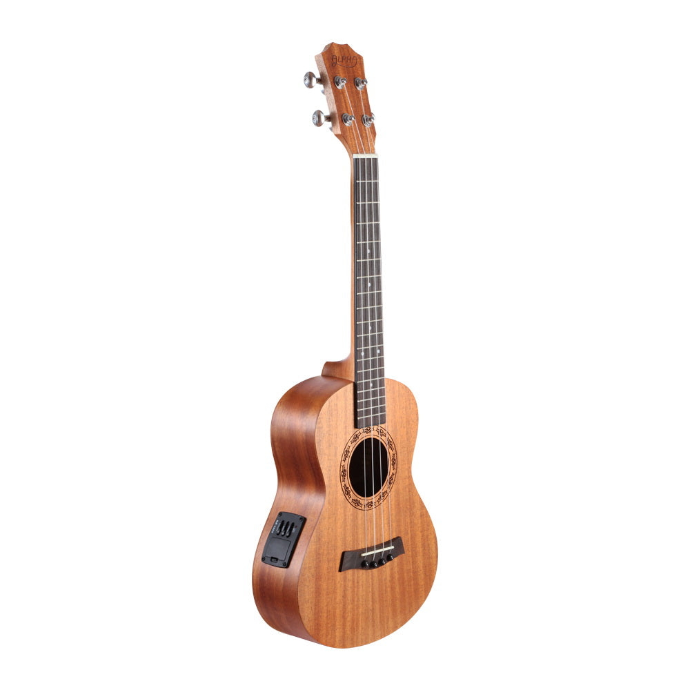 Alpha 26" Ukulele Equaliser Natural Mahogany Tenor Beginner Gift w/ Bag 3