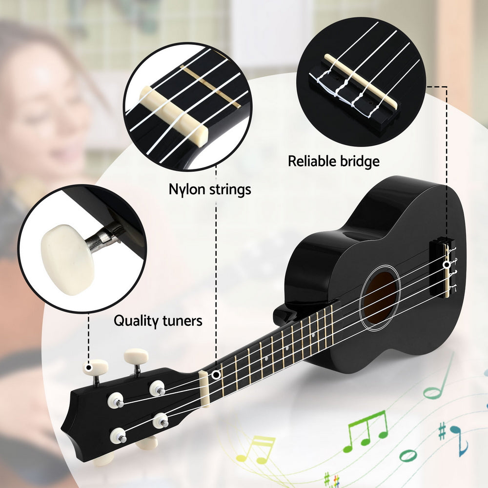 Alpha Ukulele 21 Inch Basswood Beginner 6