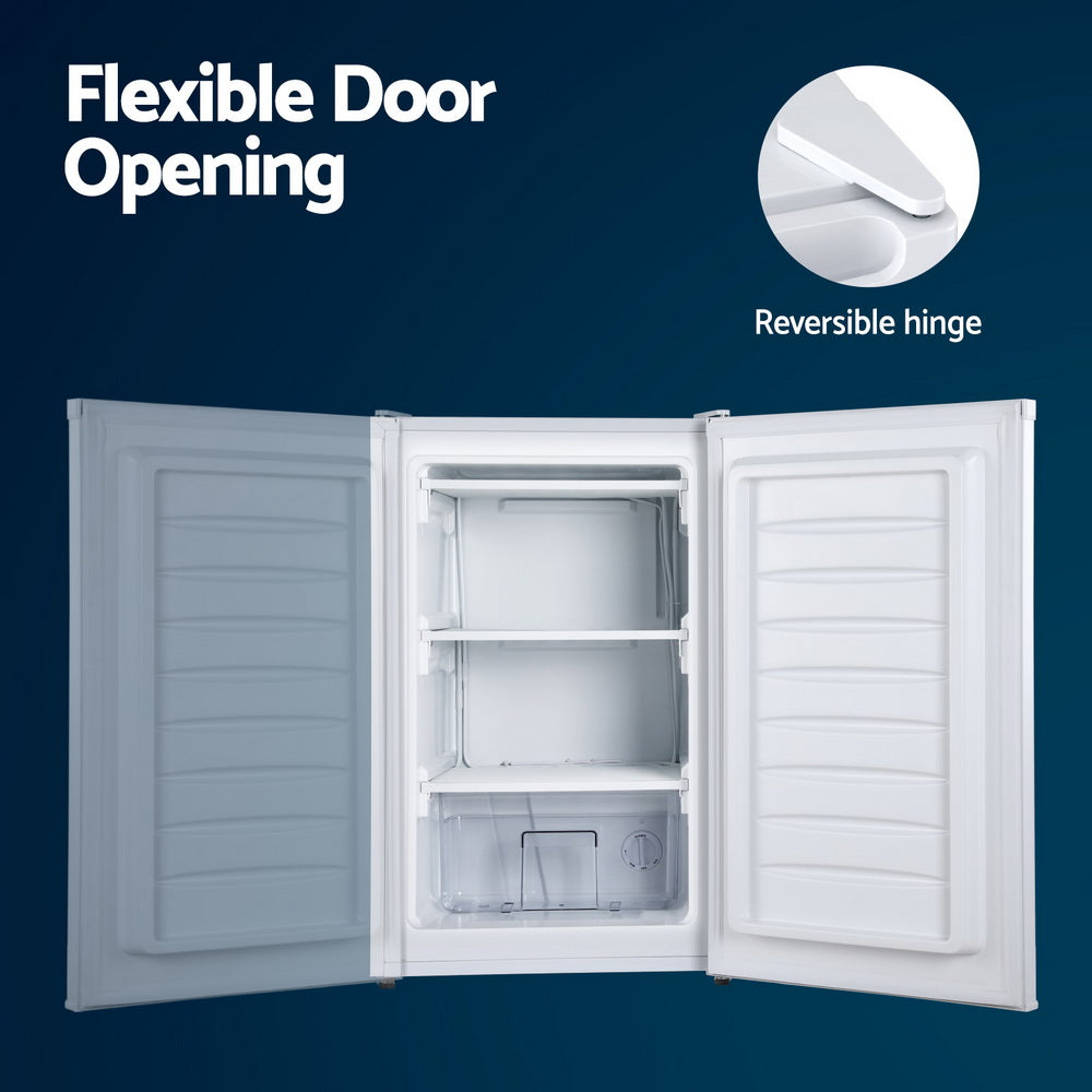 Devanti 81L Upright Freezer Fridge White 4