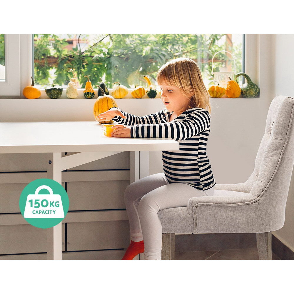 Artiss Dining Chairs Set of 2 Linen French Provincial Beige 6