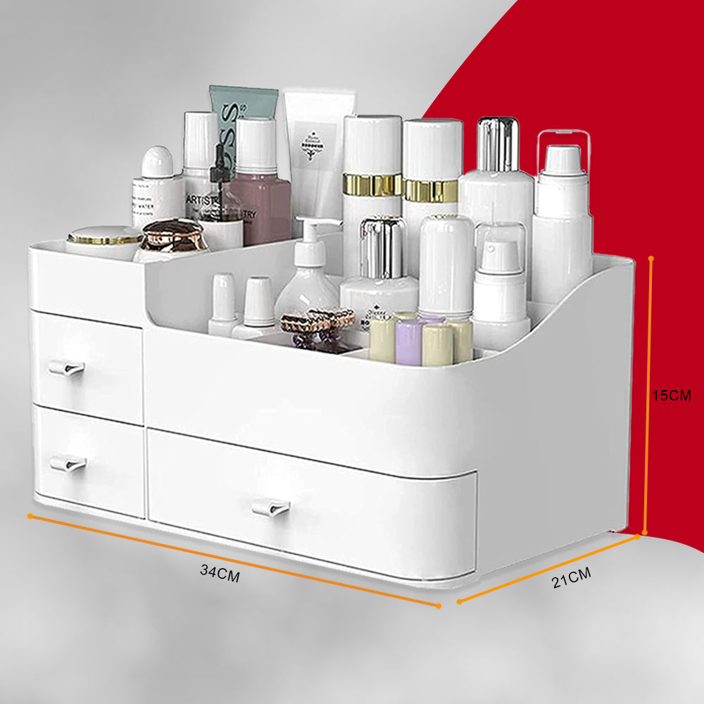Fashyni Cosmetic Skincare Storage Box with Drawers