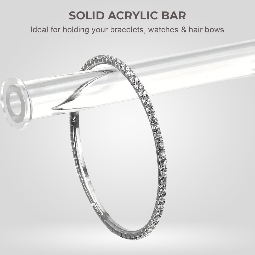 Fashyni Acrylic Jewelry Necklace and Bracelet Stand Organizer 5