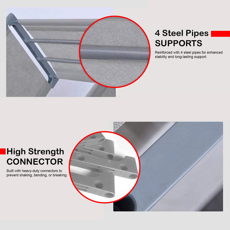 Hivvago 8 Grid Storage Rack Bookshelf Organizer Lightweight Durable Shelf 5