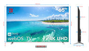 EMETE 65″ Frameless UHD Smart WebOS TV 3