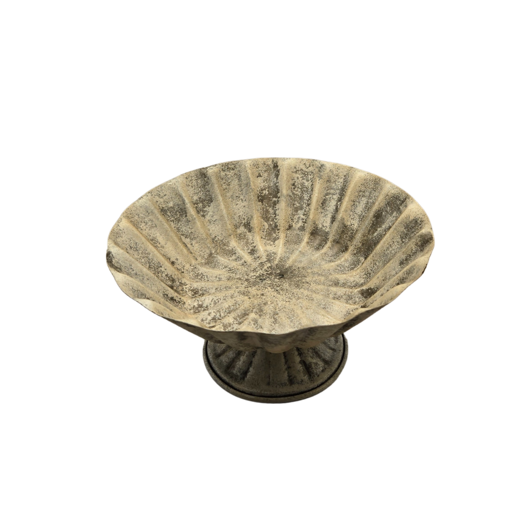Roman Bowl – Zinc Finish | Metal Decorative & Serving Bowl