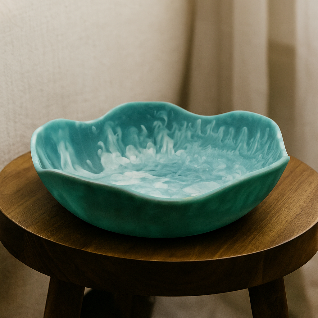 Allegra Bowl Large - Blue/Green 3