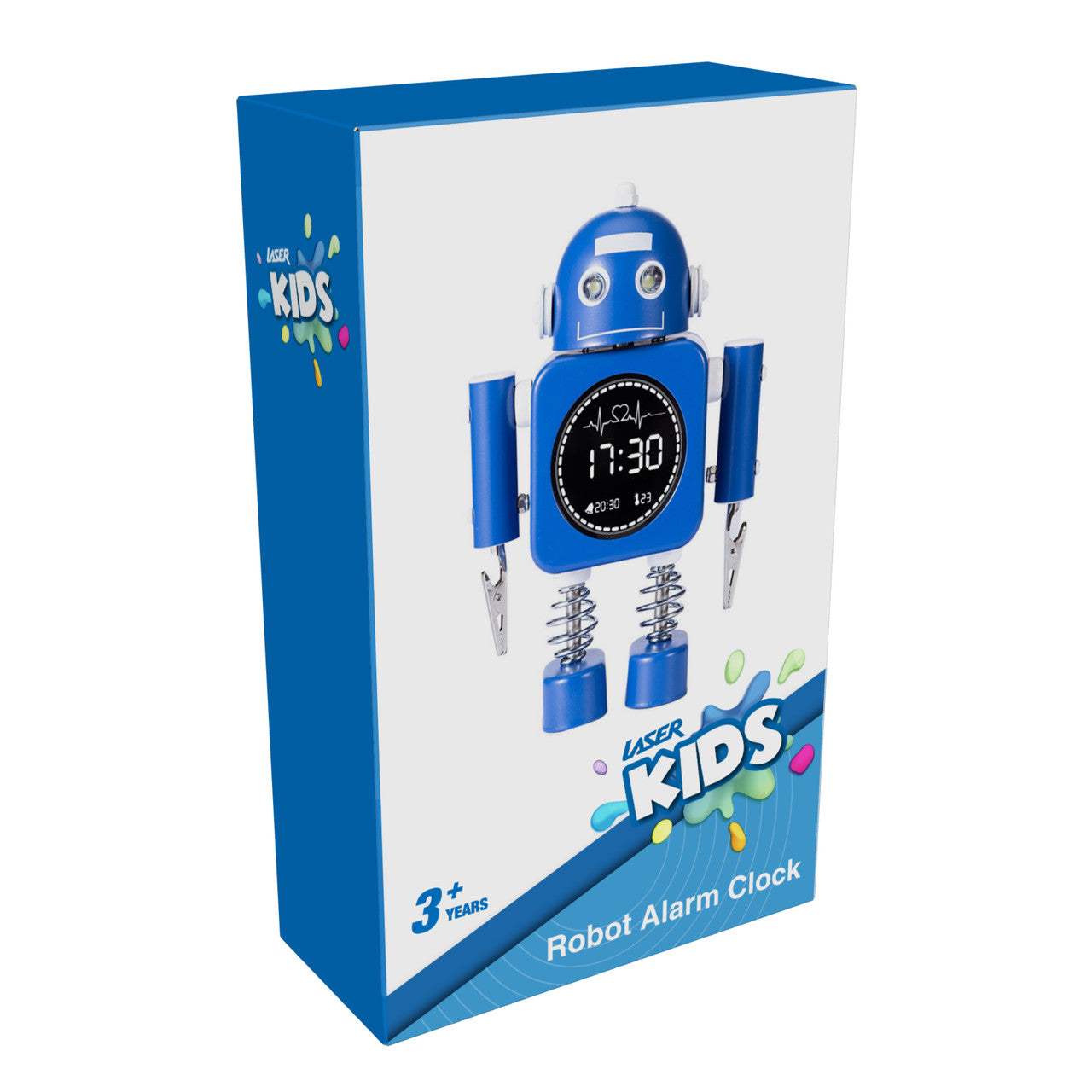 Laser Kids Robot Alarm Clock - Blue 6