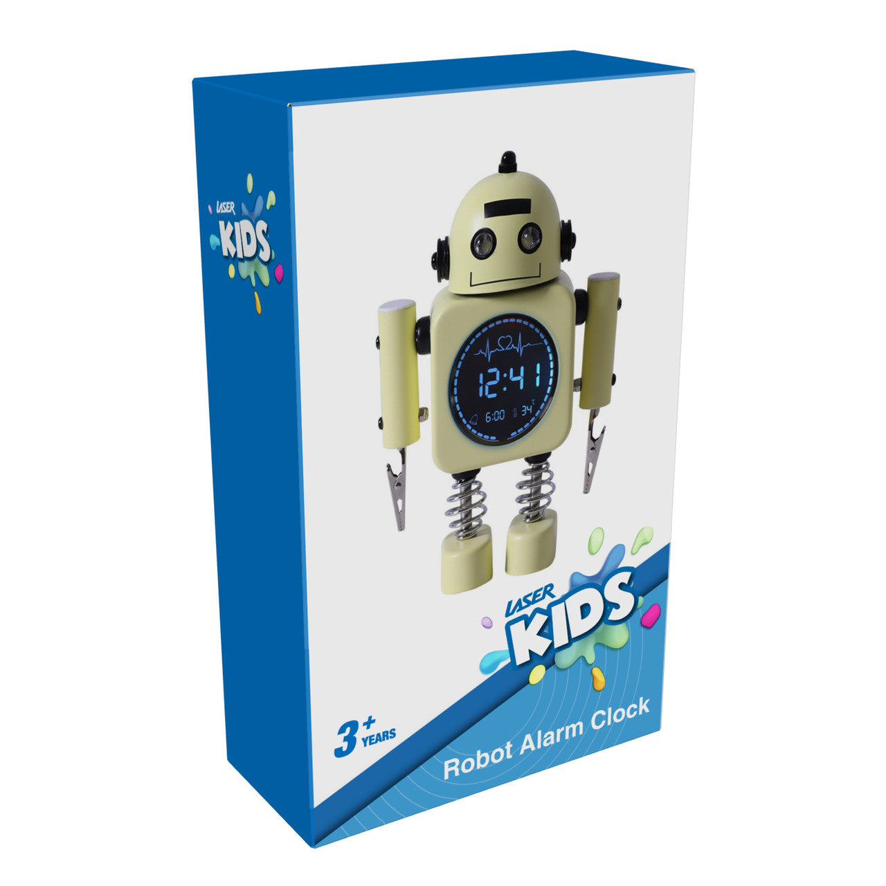Laser Kids Robot Alarm Clock - Yellow 6