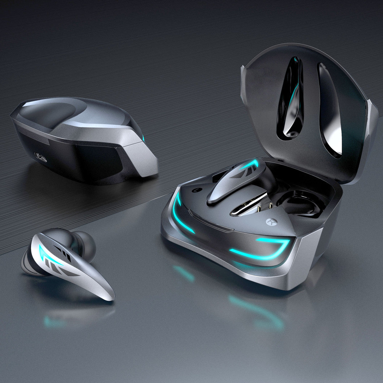Laser Wireless Gaming ANC Earphones Black 8