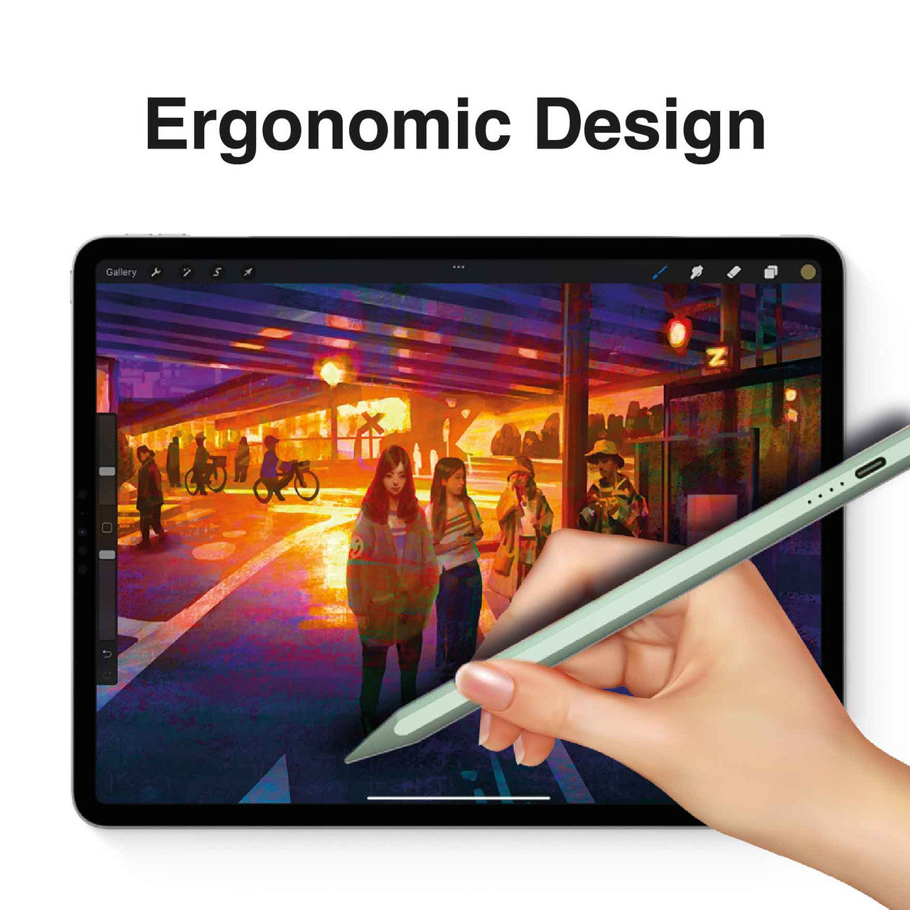 Laser Active Stylus Pen for iPad - Green 3