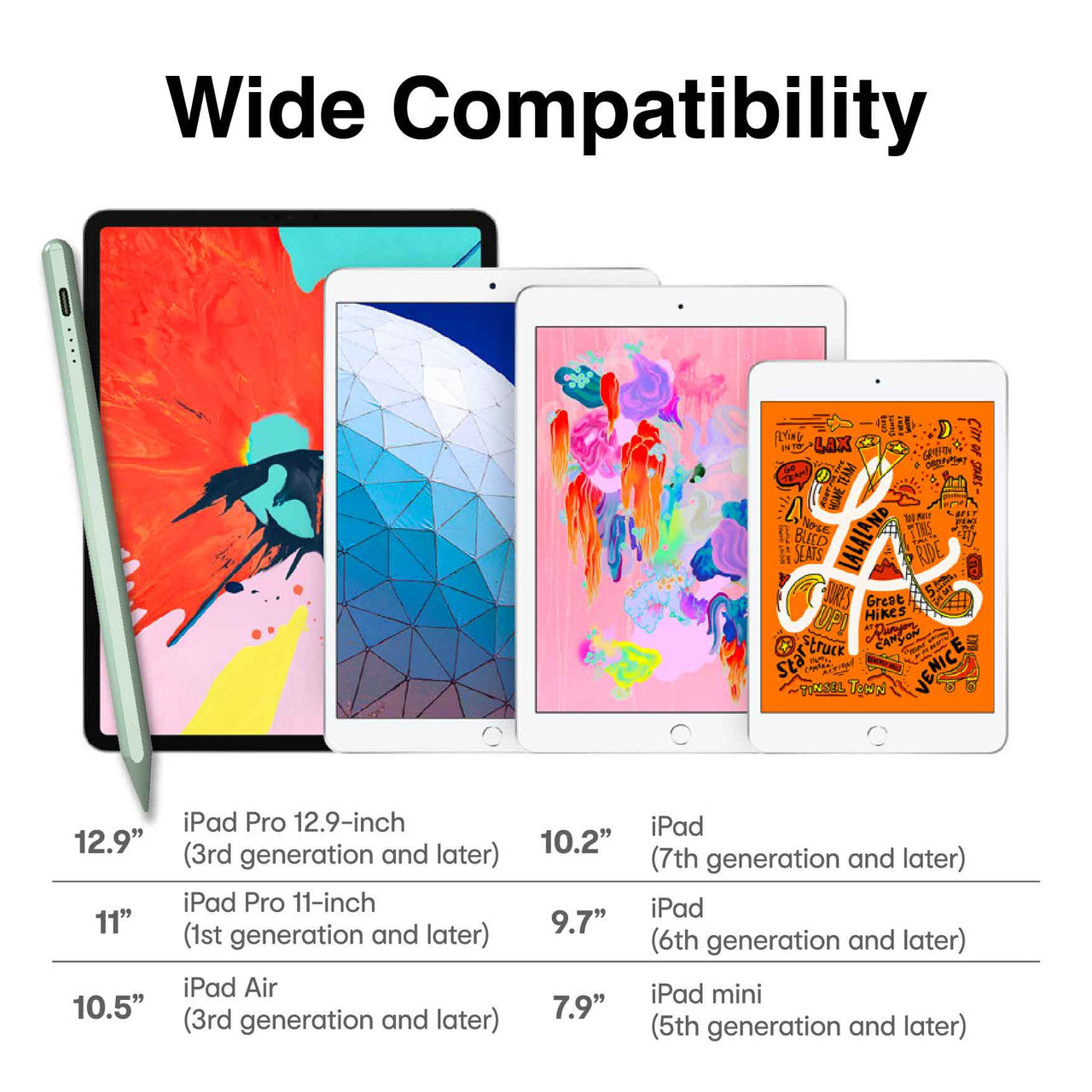 Laser Active Stylus Pen for iPad - Green 4