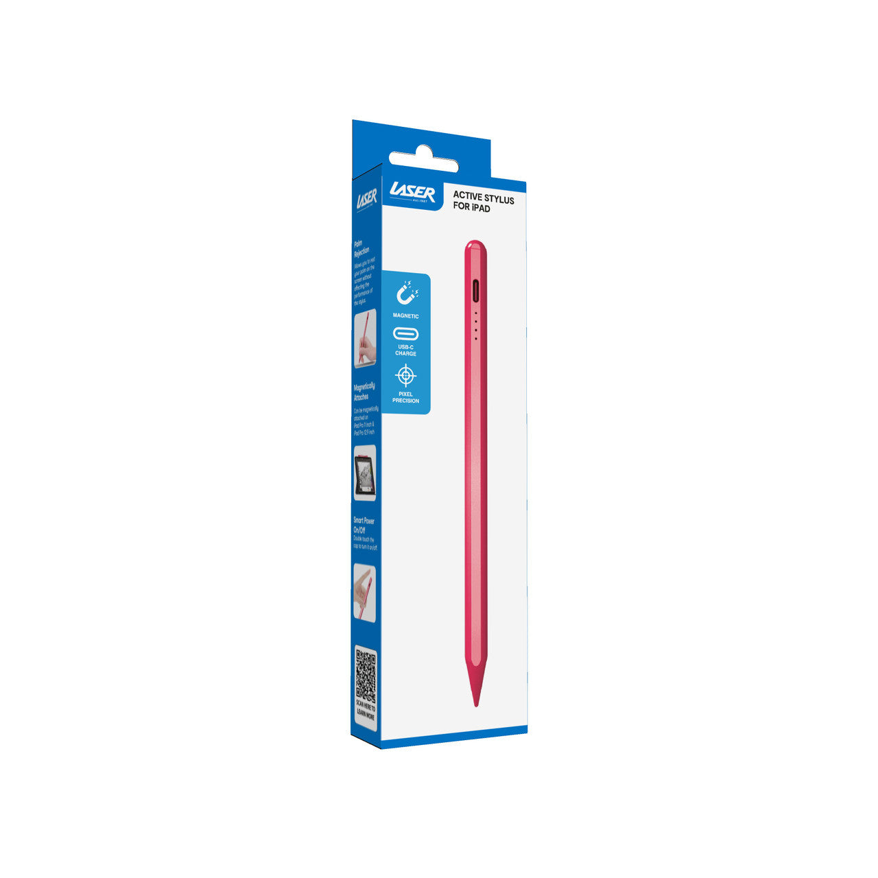 Laser Active Stylus Pen for iPad - Pink 9