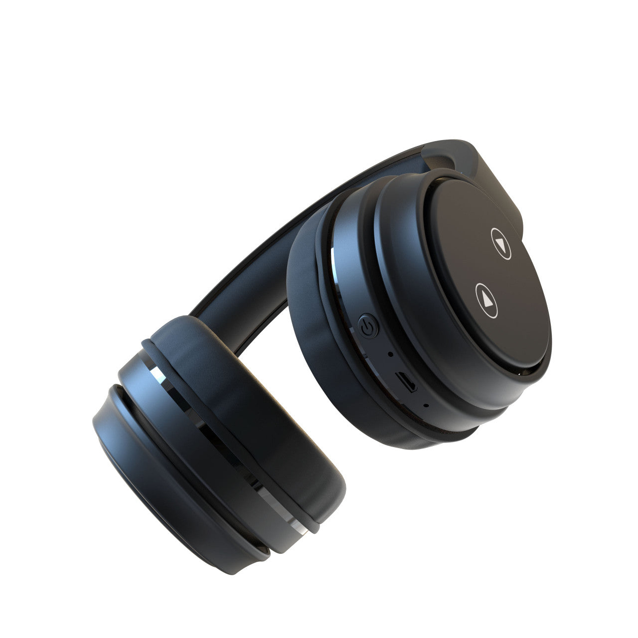 Laser Foldable Bluetooth Headphones with Mic Black 4