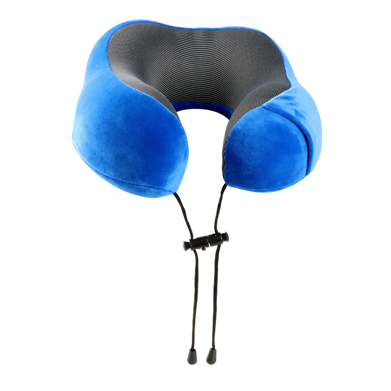 Laser Blue Memory Foam Neck Pillow - Easy Snap 3