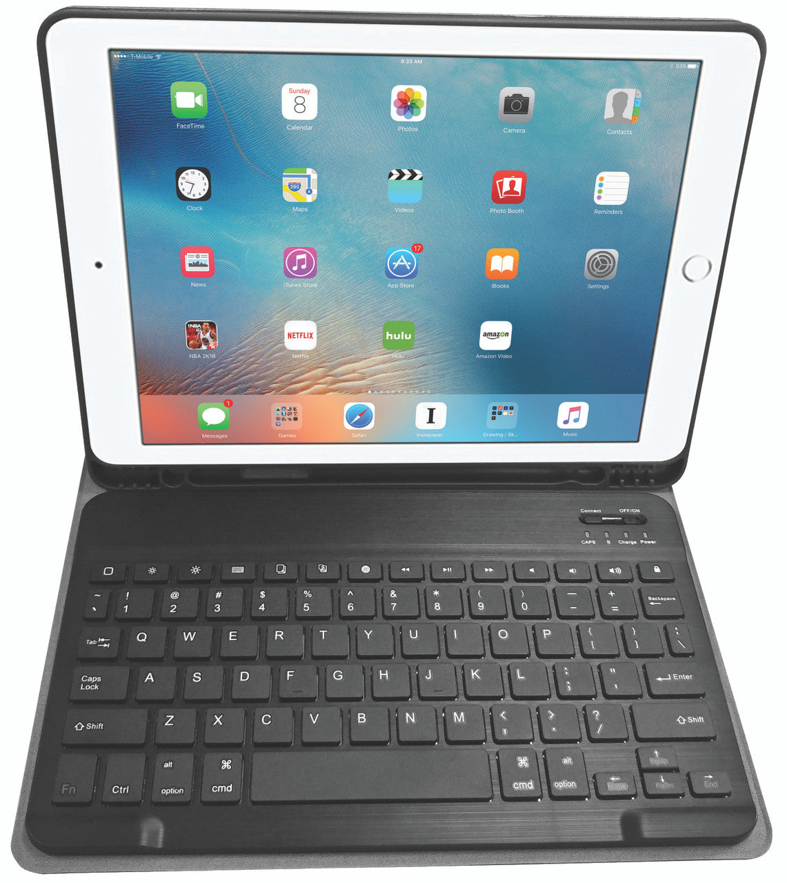 Laser Keyboard Case for iPad 10.2" - Black 5
