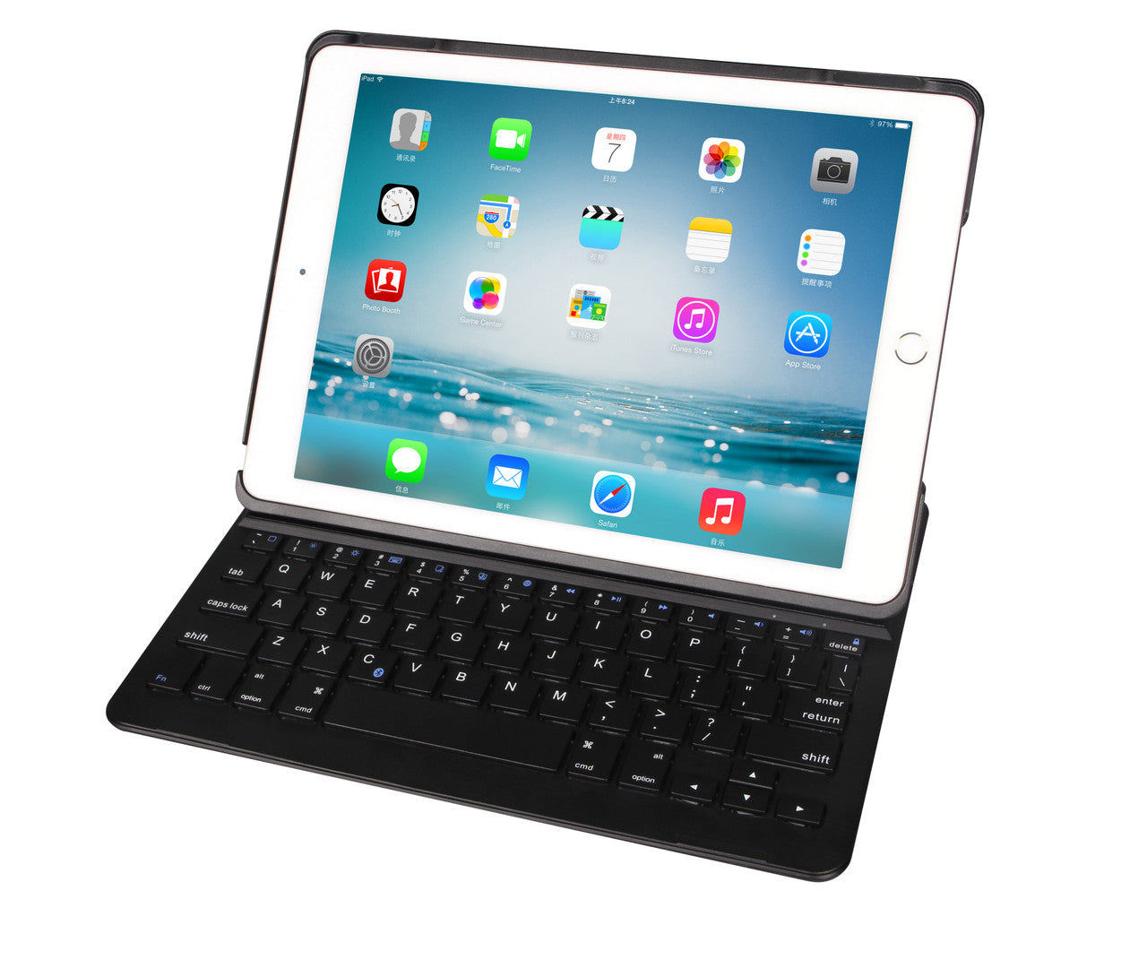 Connect Wireless Keyboard Case for iPad 5