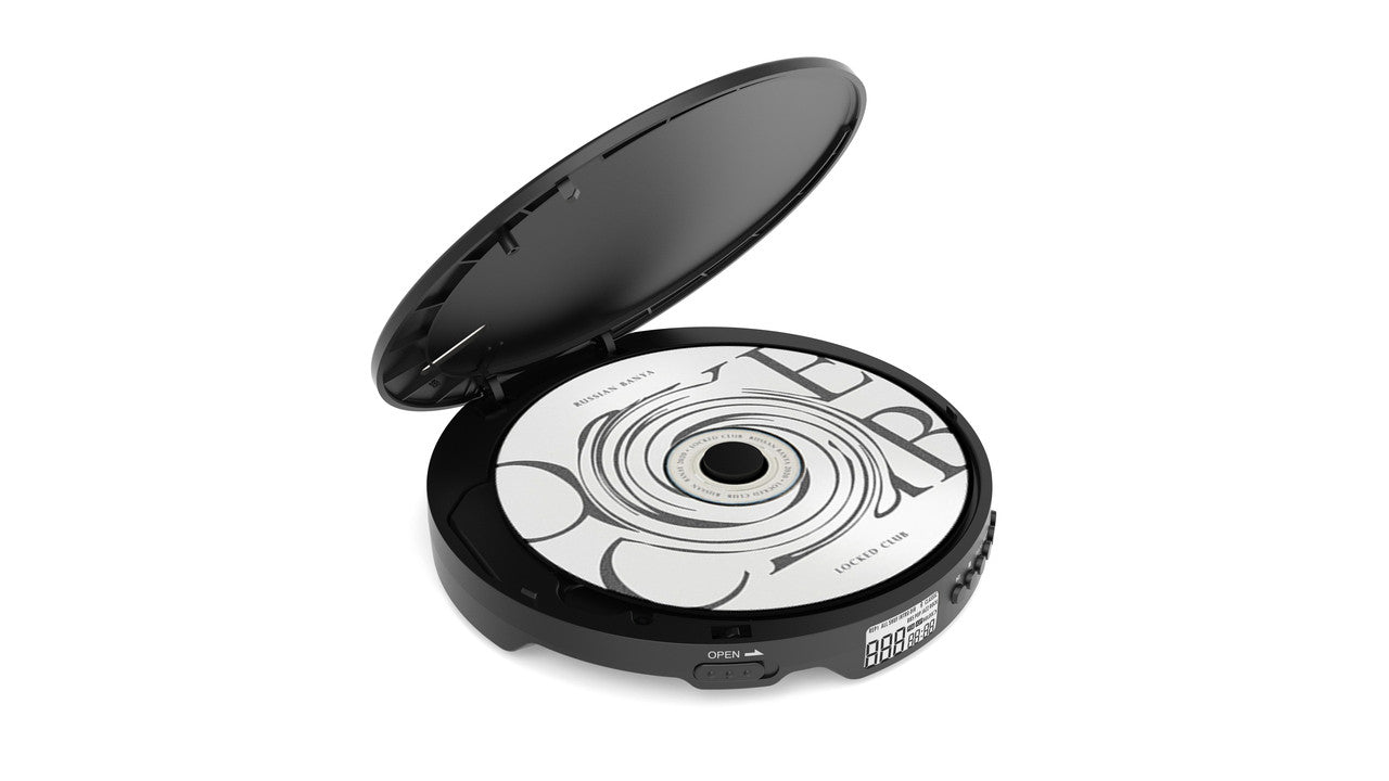 Laser Portable CD MP3 Player with Anti-Skip Tech and Headphones 9