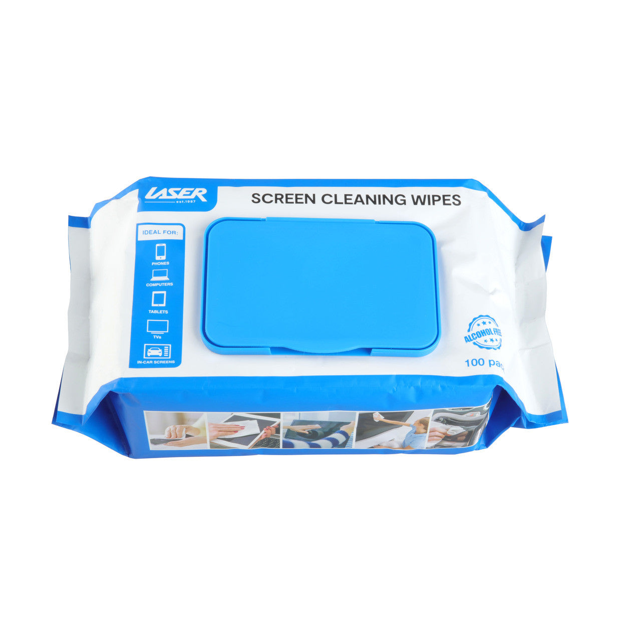 Laser Screen Cleaning Wipes 100 Pack - 3 Pack 8
