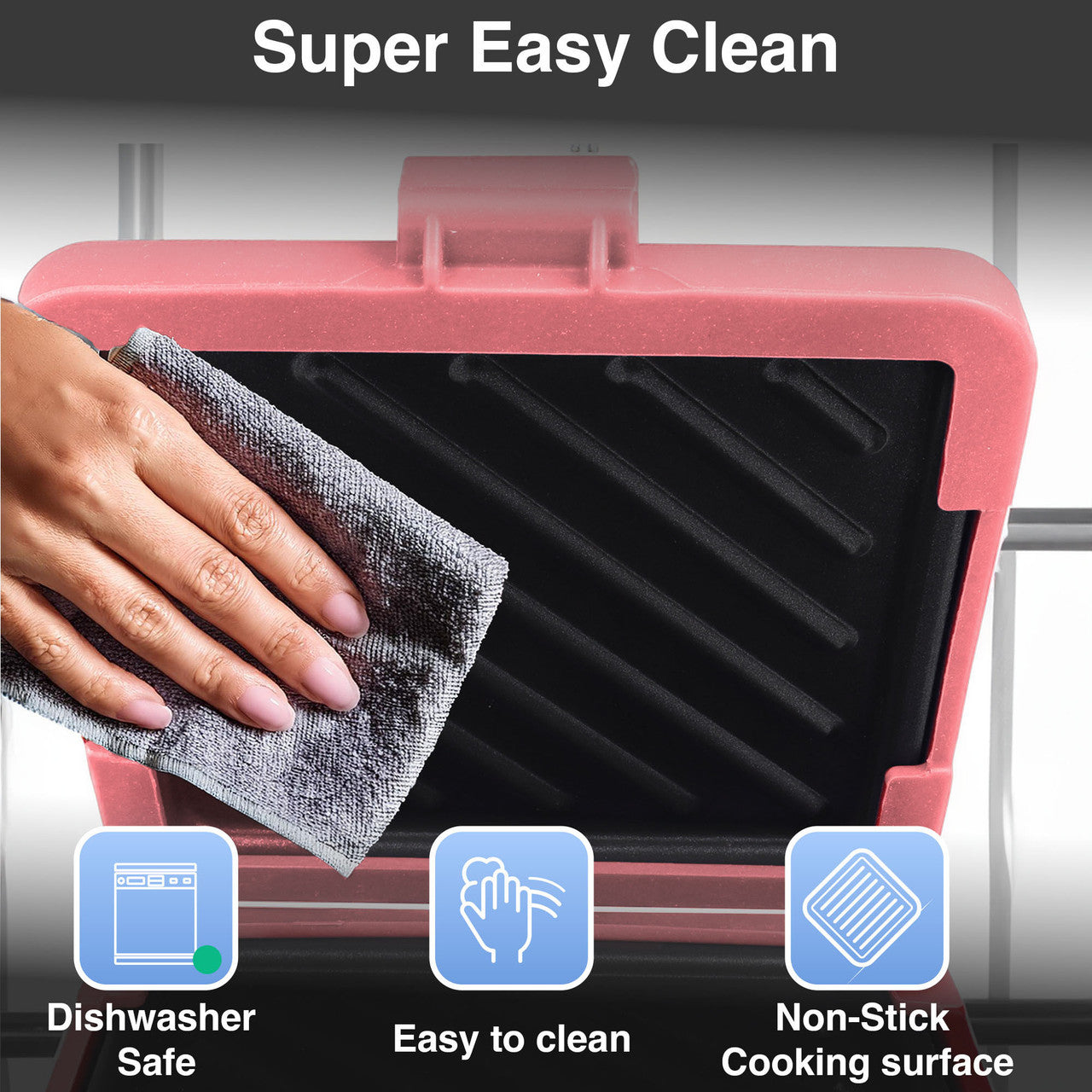 Laser Microwave Toastie Maker Flamingo Pink 4