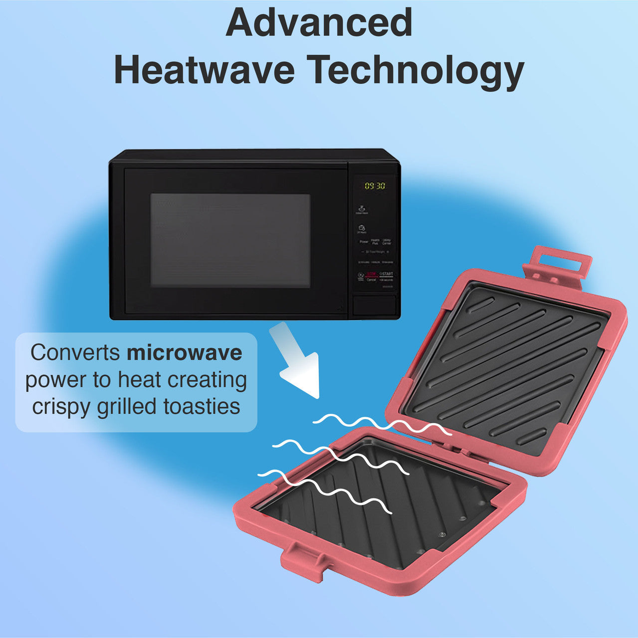 Laser Microwave Toastie Maker Flamingo Pink 6