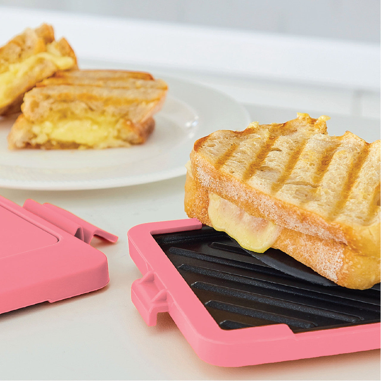 Laser Microwave Toastie Maker Flamingo Pink 10