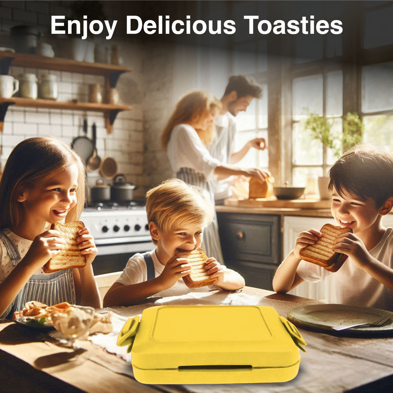 Laser Microwave Toastie Maker Smiley Face 3