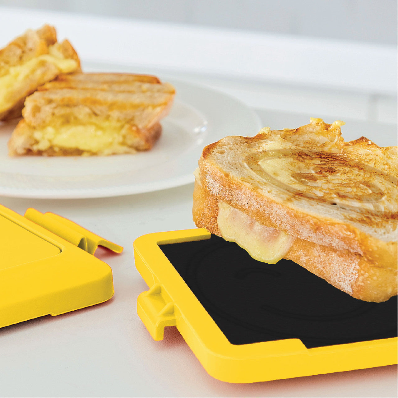 Laser Microwave Toastie Maker Smiley Face 9