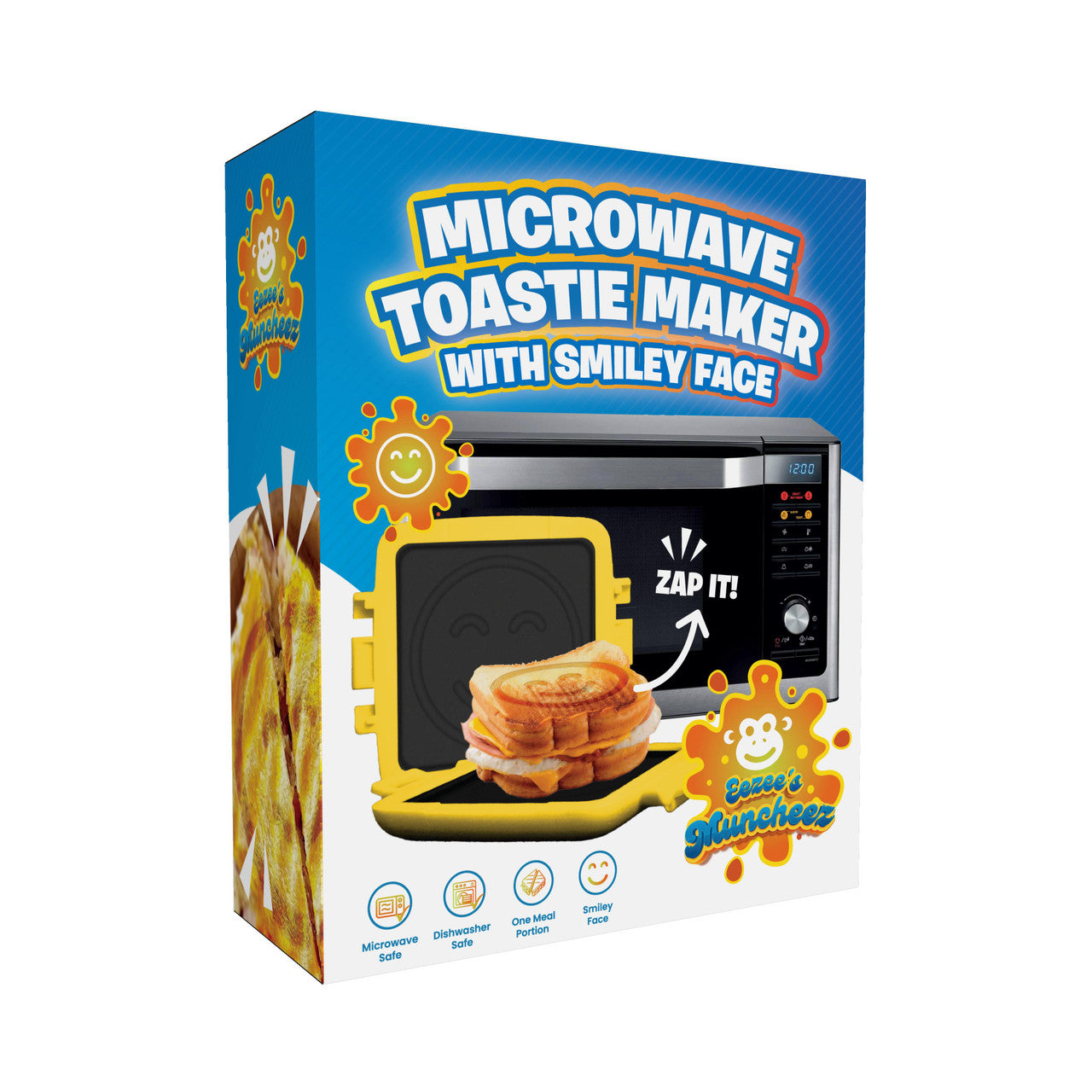 Laser Microwave Toastie Maker Smiley Face 11