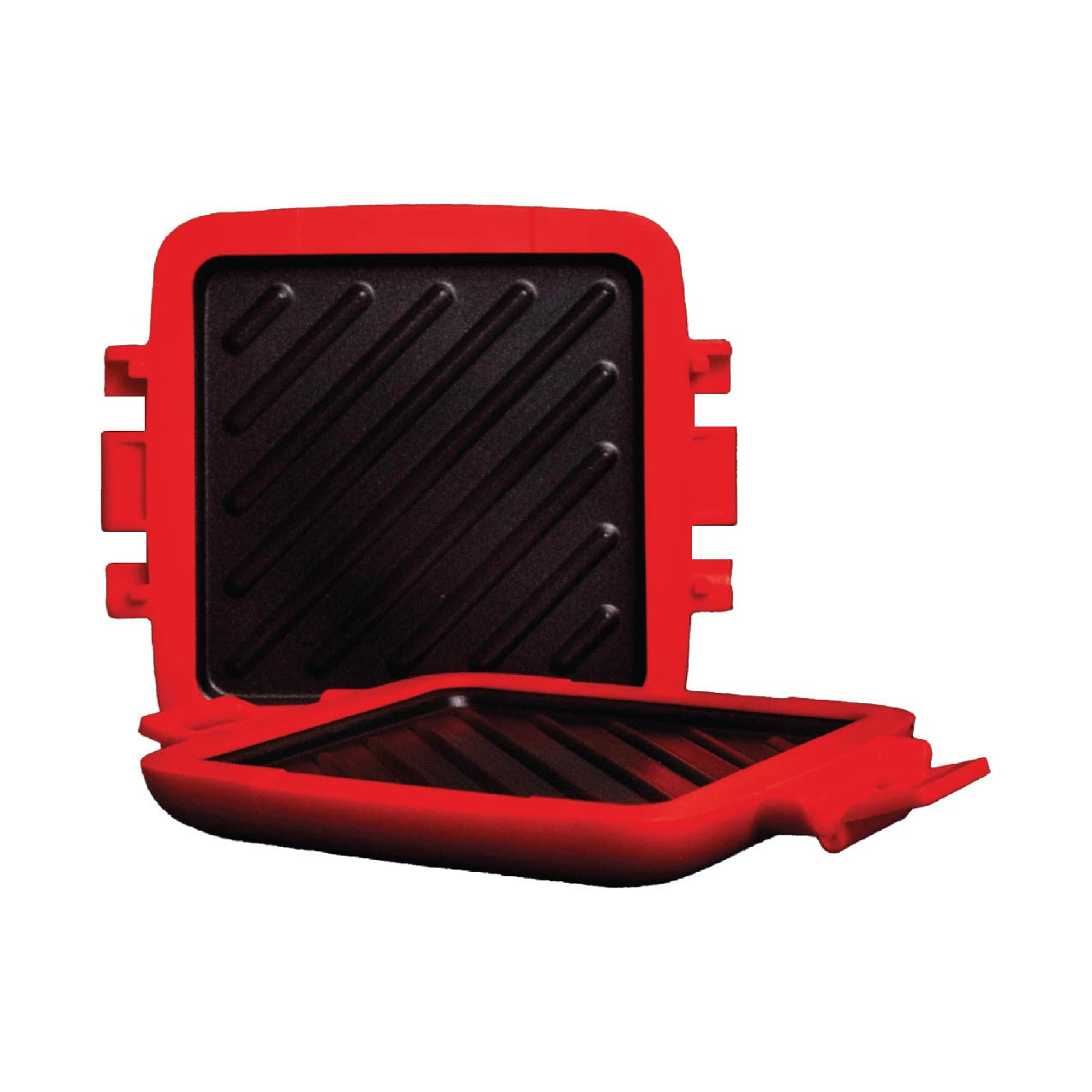 Laser Microwave Toastie Maker with Heatwave Tech Red 13