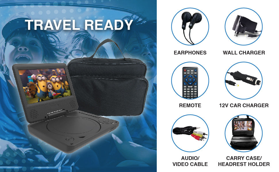 Laser Portable DVD Player 7 inch 4