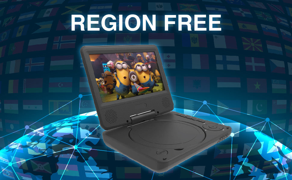Laser Portable DVD Player 7 inch 5