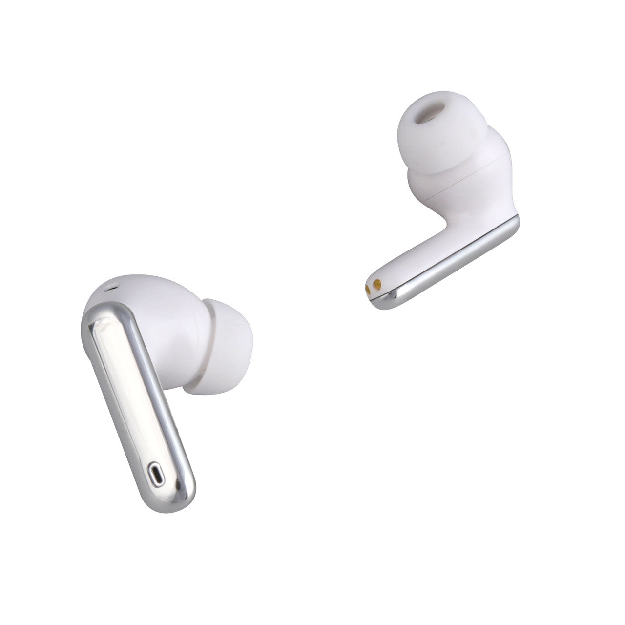 Laser Noise Cancelling TWS Earbuds Silver 10
