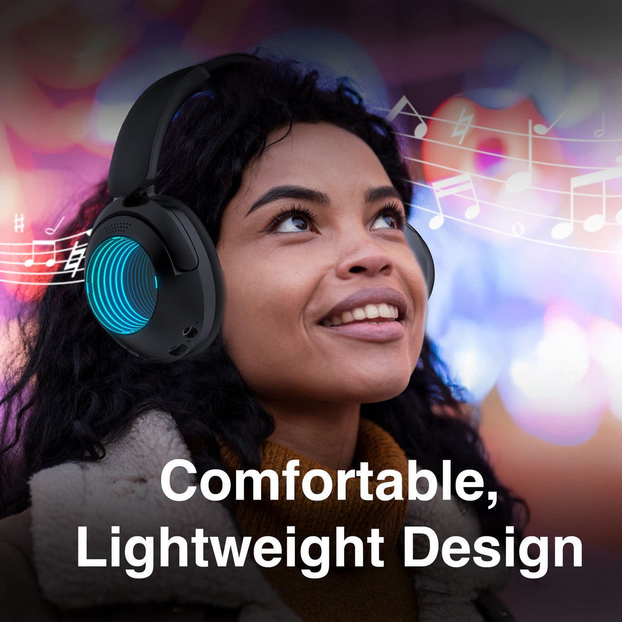Laser Infinity Light Bluetooth Headphones 3