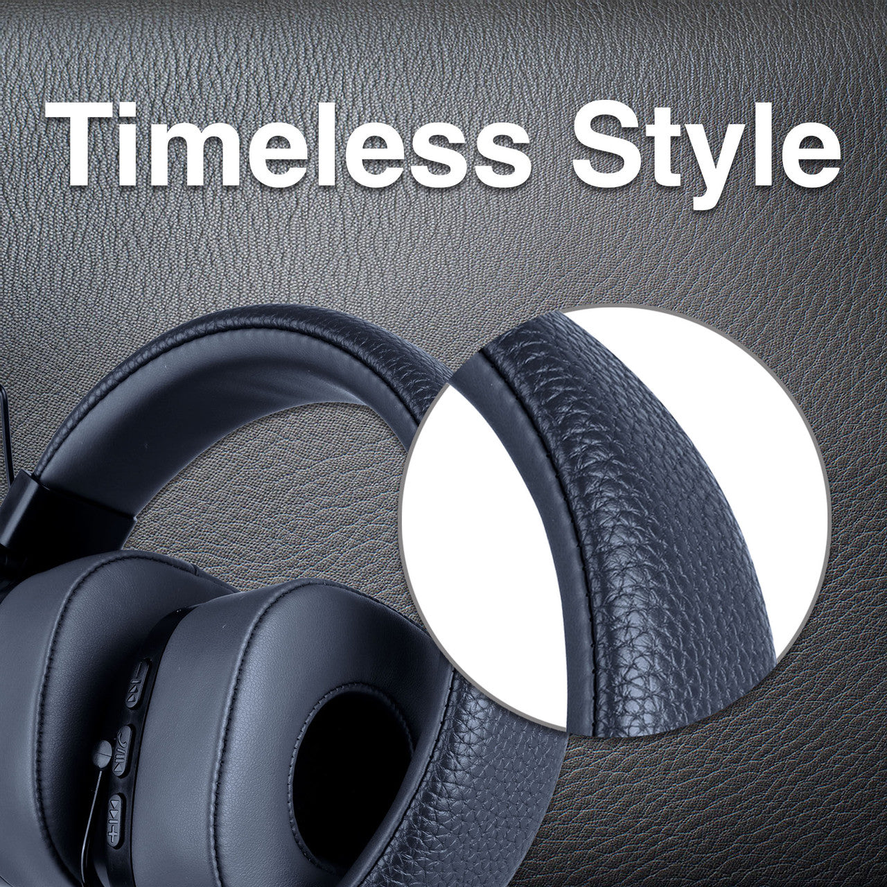 Soundtec by Laser Wireless On-Ear Headphones Black 7