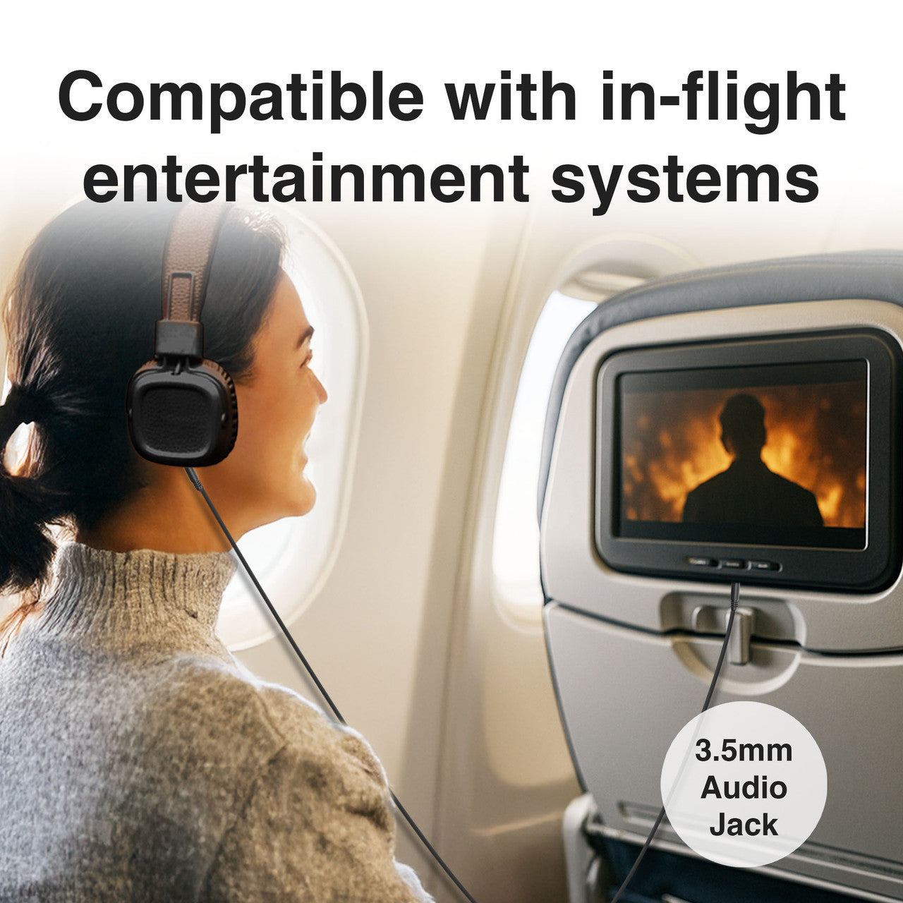 Soundtec Wireless On-Ear Headphones Brown 5