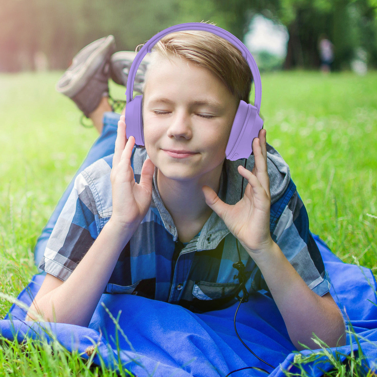 Laser Volume Limited ANC Kids Headphones Lilac 4