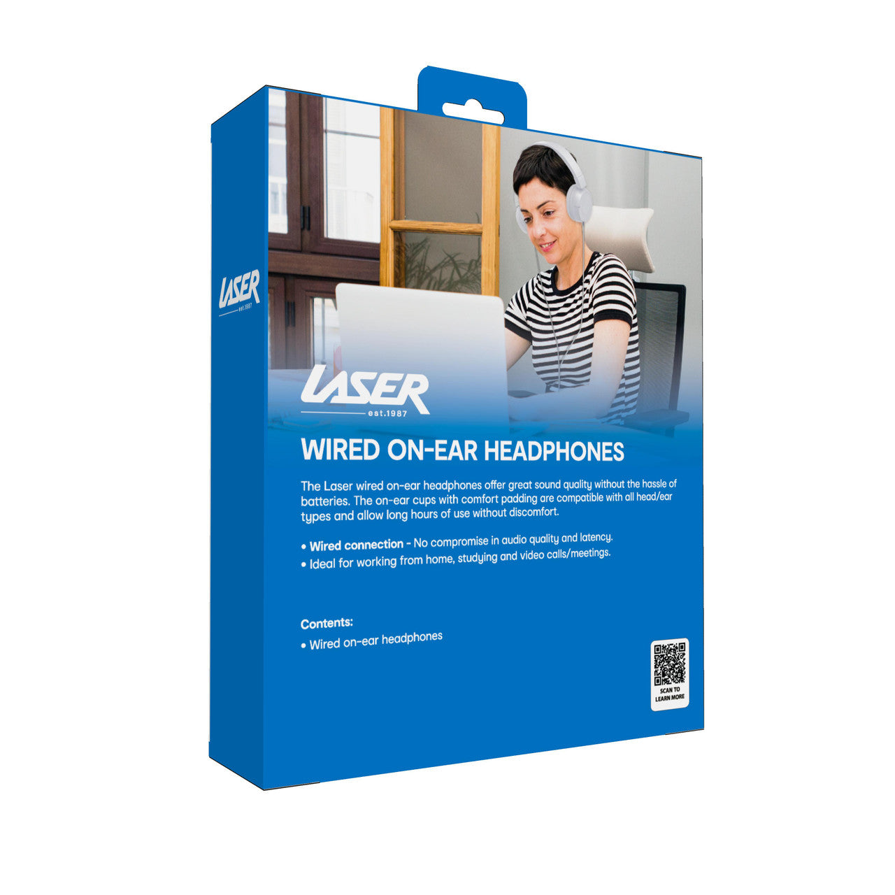 Laser Wired On-Ear Headphone Gray 4