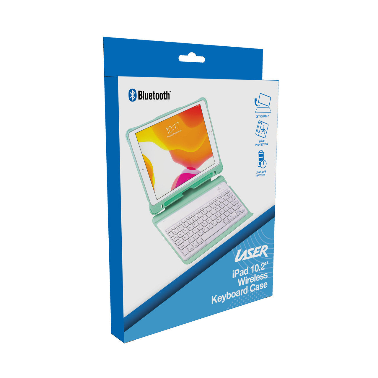 Laser iPad 10.2-inch Wireless Keyboard Case Green 7