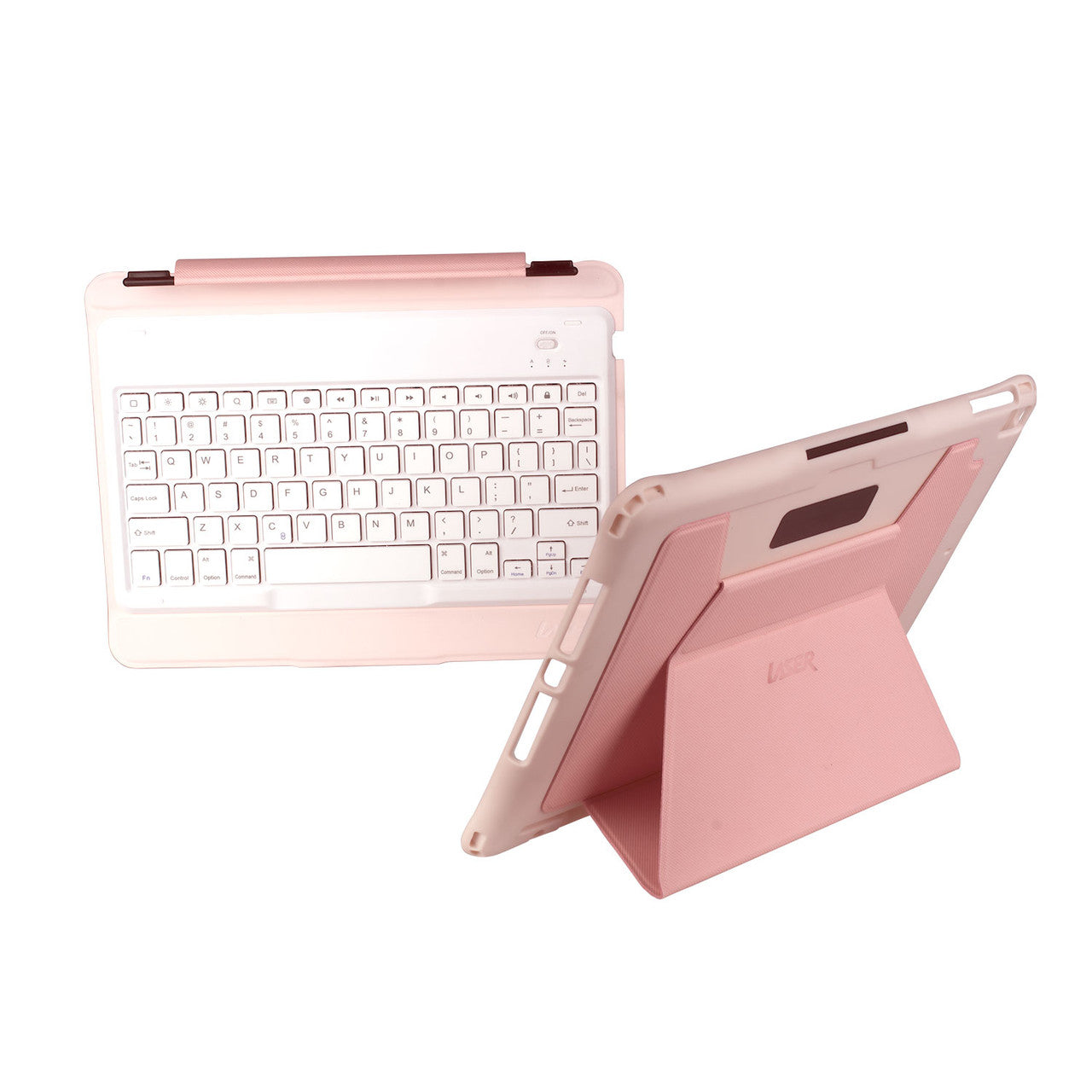 Laser iPad 10.2-inch Wireless Keyboard Case Pink 3