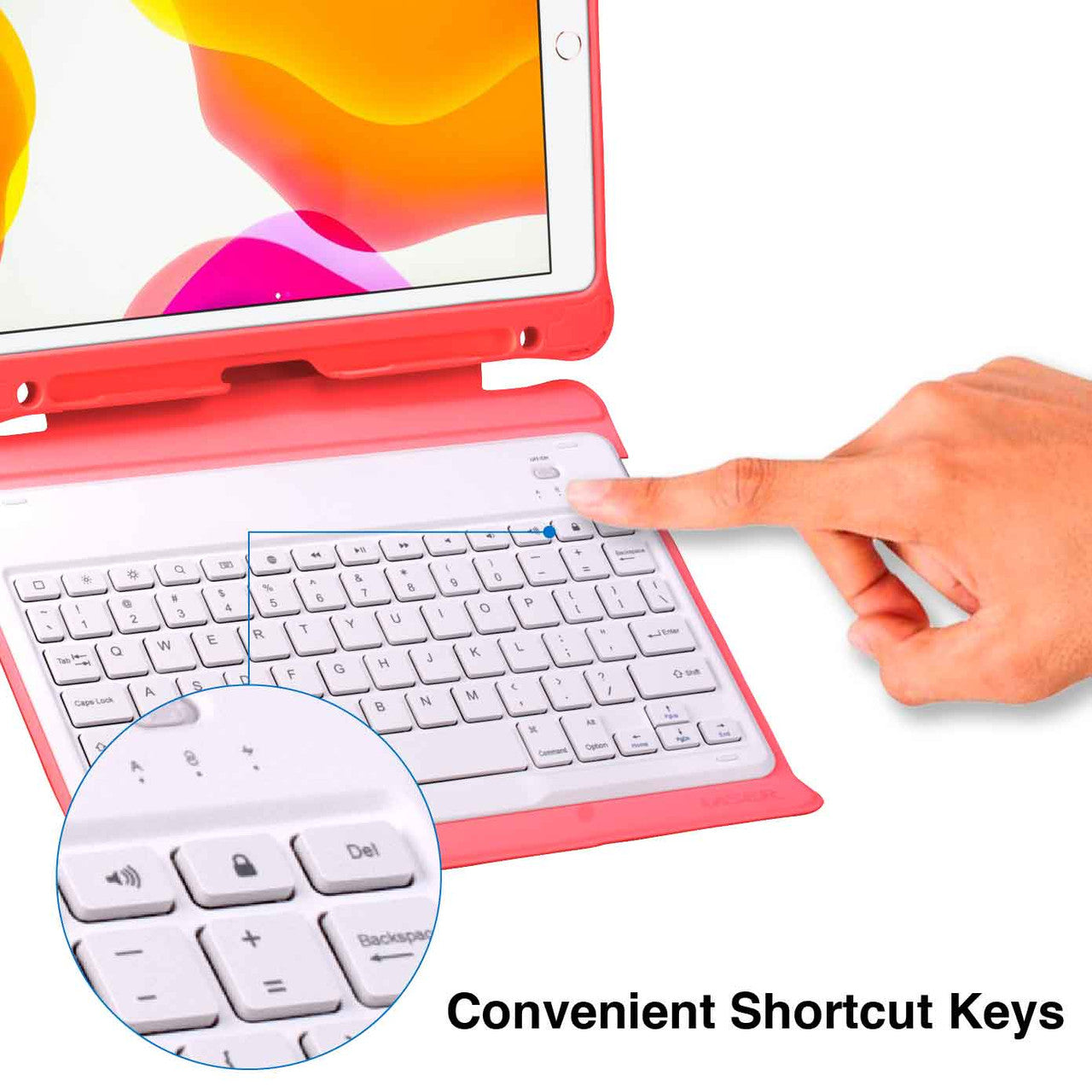 Laser iPad 10.9-inch Wireless Keyboard Case Watermelon 6
