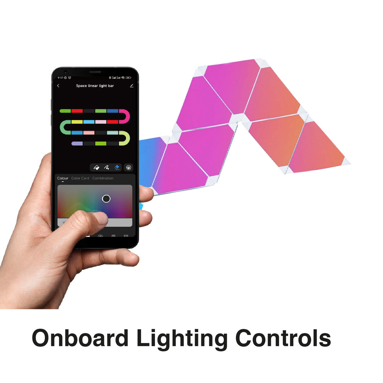 Laser Smart DIY Triangle Light WiFi RGB 10-Pack 3