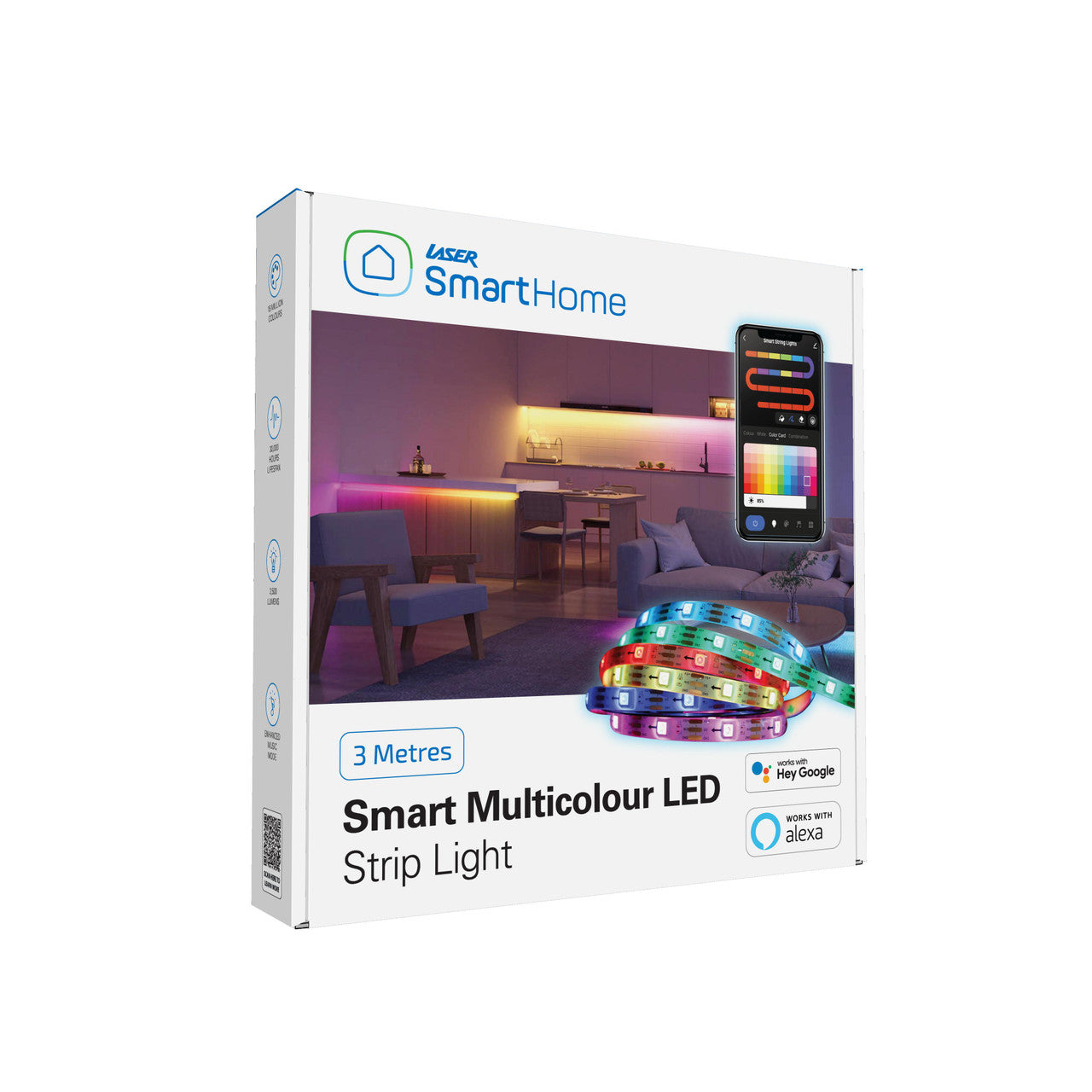 Laser Smart LED Multicolour Strip Light - 3 metres 9